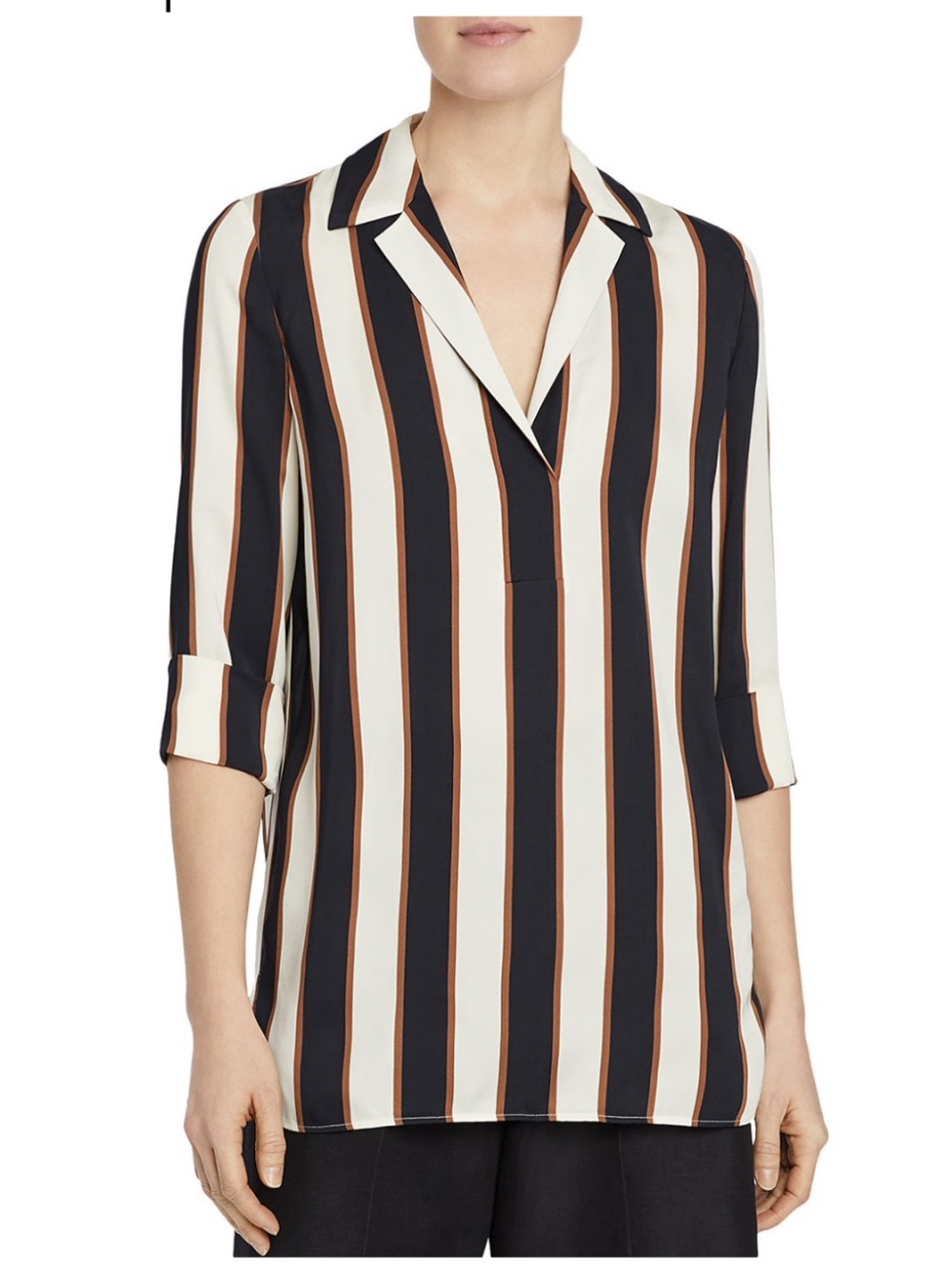 LAFAYETTE 148 NEW YORK
Mela Striped Blouse